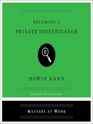 cover image of Becoming a Private Investigator